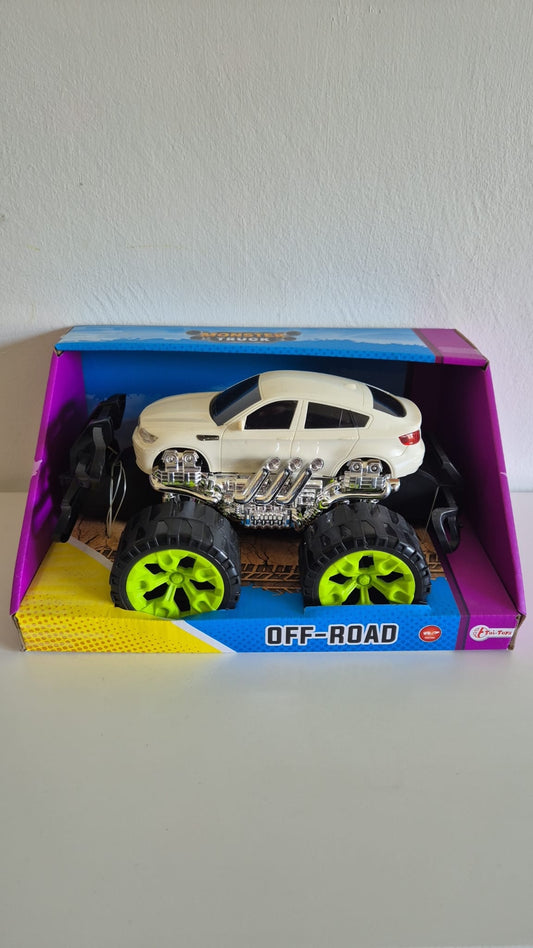Monstertruck Speelgoedauto β Off-Road SUV met Grote Wielen β Frictie-Aandrijving β Voor Kinderen vanaf 3 Jaar - circa 30 cm x 20cm