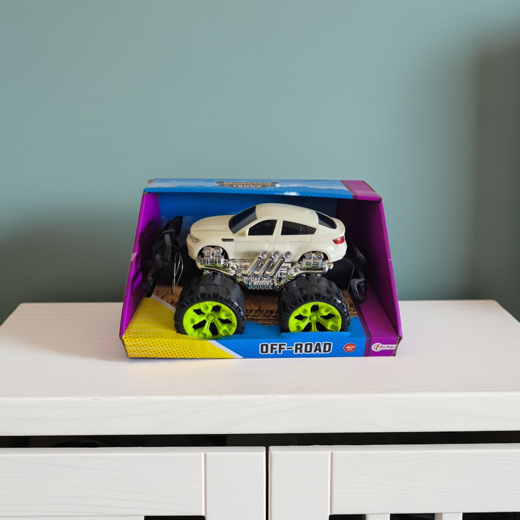 Cadeau voor jonge autoliefhebbers – speelgoed offroad auto met sportieve look