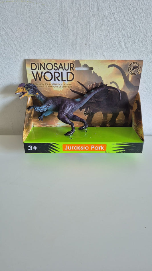 Verpakking met dinosaurus speelgoed β speel set met diverse dinoβs uit de Jurassic wereld