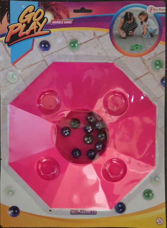 Roze knikkerpotje voor peuters – educatief spel voor coördinatie en beweging